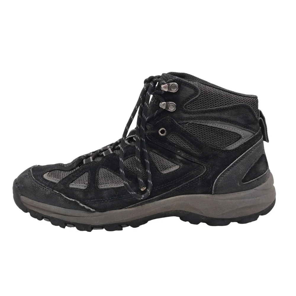 Denali Hiking Boots Mens‎ Size 9.5 Black Leather Mesh Trail Outdoor A17U159F-7